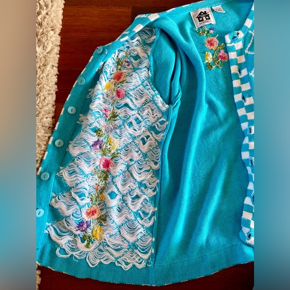 Storybook Knits unique cardigan sweater Cotton Blend - Picture 11 of 13